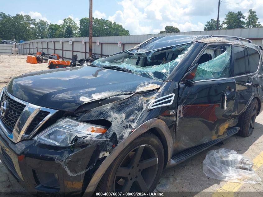 2018 Nissan Armada Sv VIN: JN8AY2ND0JX001781 Lot: 40076637