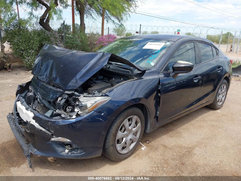 2015 Mazda Mazda3 I Sv VIN: JM1BM1T72F1246305 Lot: 40076682