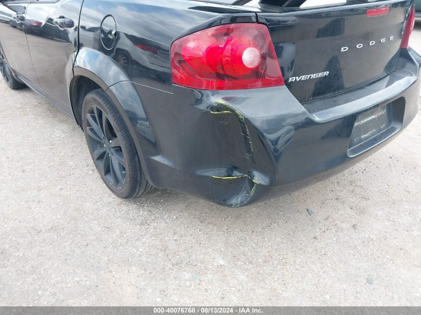 2013 Dodge Avenger Sxt VIN: 1C3CDZCB0DN710967 Lot: 40076768