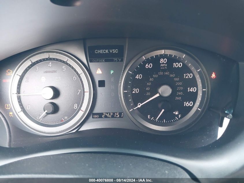 2007 Lexus Es 350 VIN: JTHBJ46G472151051 Lot: 40076808