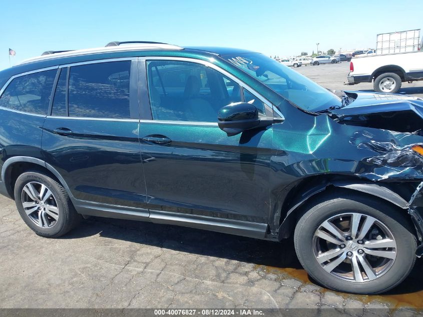 2016 Honda Pilot Ex VIN: 5FNYF6H30GB015371 Lot: 40076827