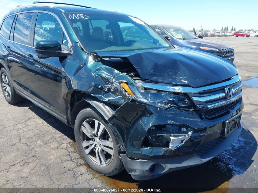 2016 Honda Pilot Ex VIN: 5FNYF6H30GB015371 Lot: 40076827