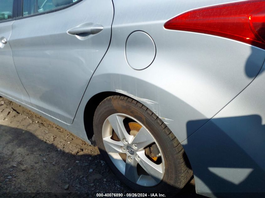 2013 Hyundai Elantra Gls VIN: 5NPDH4AE2DH345373 Lot: 40076890