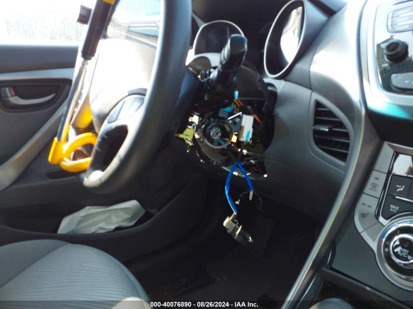 2013 Hyundai Elantra Gls VIN: 5NPDH4AE2DH345373 Lot: 40076890