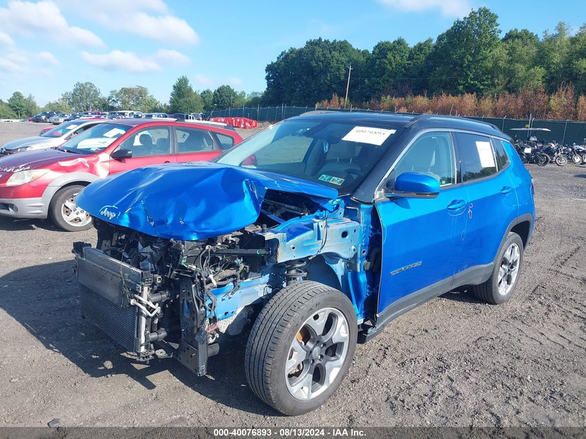 VIN 3C4NJDCB4JT423465 2018 JEEP COMPASS LIMITED 4X4
