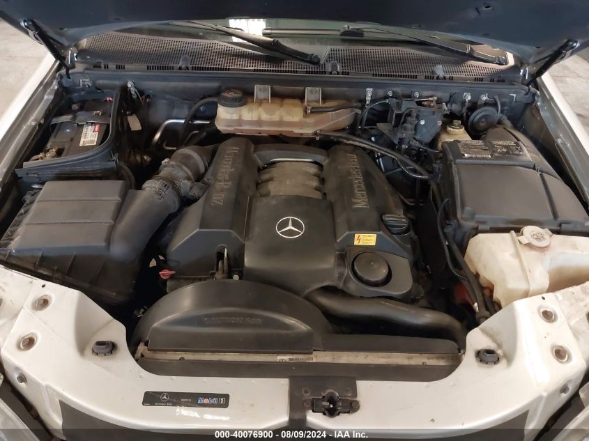 2003 Mercedes-Benz Ml 350 VIN: 4JGAB57E03A440419 Lot: 40076900