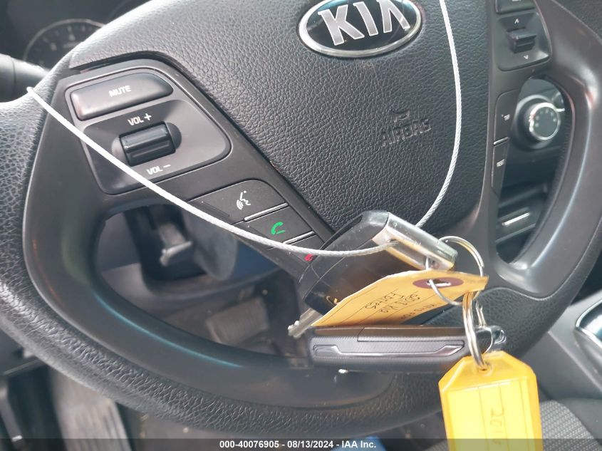 2018 Kia Forte Lx VIN: KNAFK5A8XJ5773744 Lot: 40076905