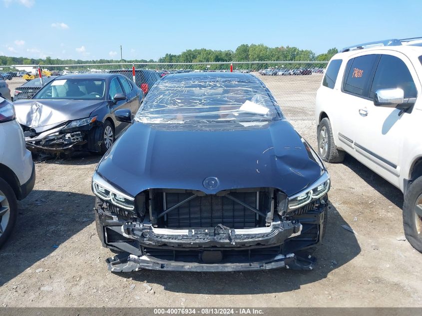 2021 BMW 750I xDrive VIN: WBA7U2C07MCG35375 Lot: 40076934