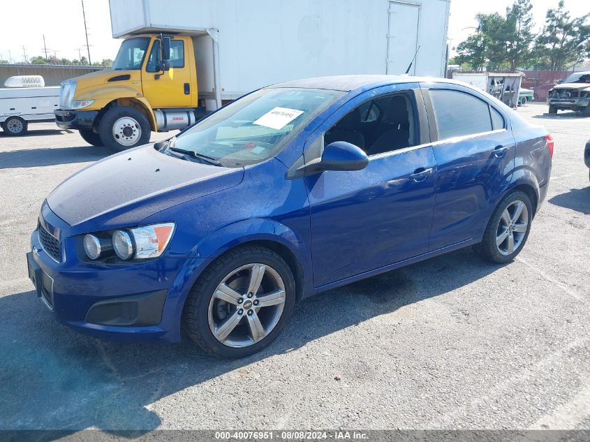 2014 Chevrolet Sonic Lt Auto VIN: 1G1JC5SG3E4202052 Lot: 40076951