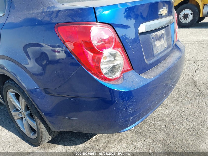 2014 Chevrolet Sonic Lt Auto VIN: 1G1JC5SG3E4202052 Lot: 40076951