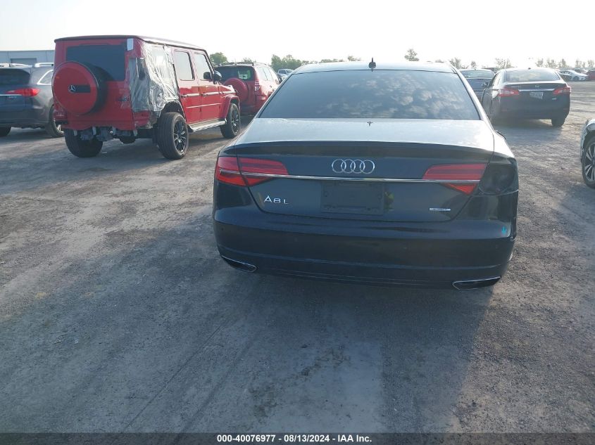 2017 Audi A8 L 3.0T VIN: WAU44AFDXHN012822 Lot: 40076977