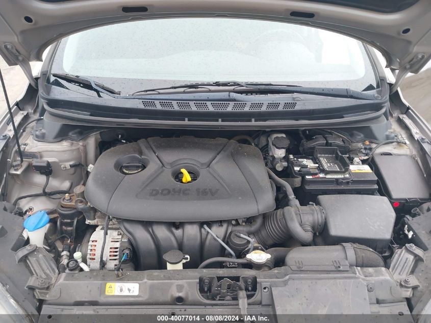 2014 Hyundai Elantra Limited VIN: 5NPDH4AE0EH541166 Lot: 40077014