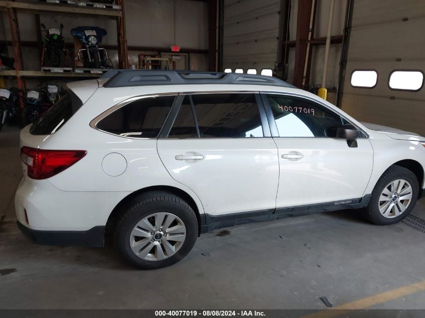 2017 Subaru Outback 2.5I VIN: 4S4BSAAC9H3285627 Lot: 40077019