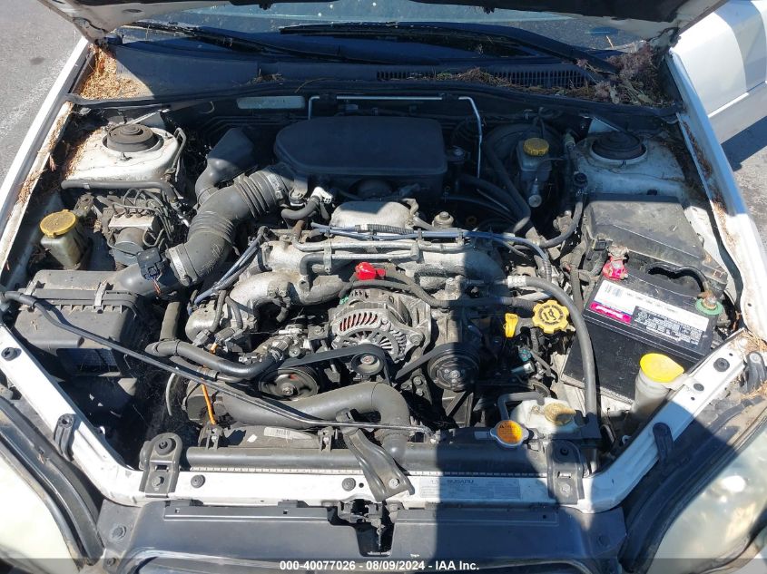 2007 Subaru Legacy 2.5I VIN: 4S3BL616877210286 Lot: 40077026