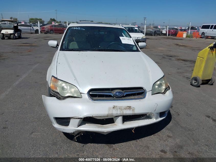 2007 Subaru Legacy 2.5I VIN: 4S3BL616877210286 Lot: 40077026