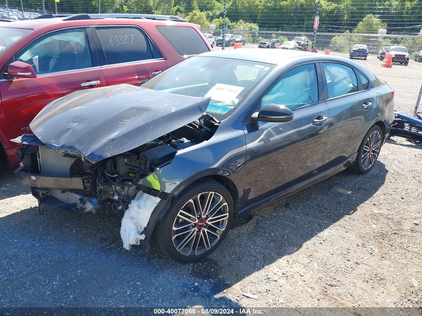 VIN 3KPF44AC3NE481200 2022 KIA FORTE GT