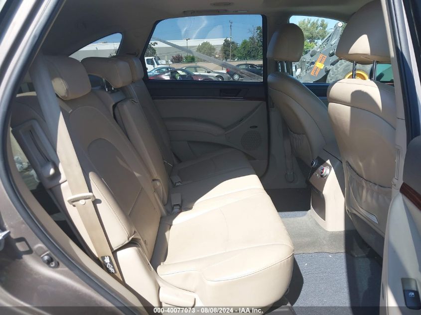 2011 Hyundai Veracruz Limited VIN: KM8NU4CC3BU151851 Lot: 40077073