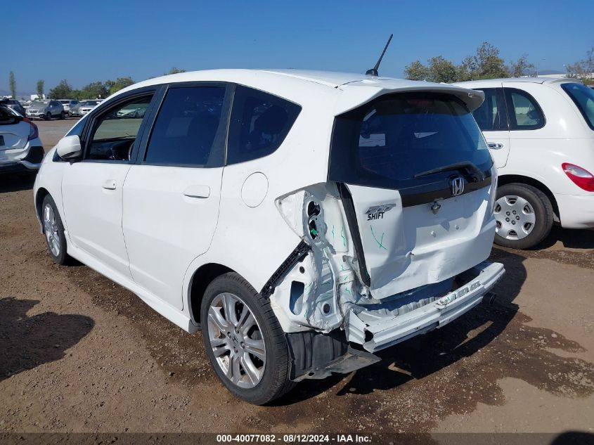 2010 Honda Fit Sport VIN: JHMGE8H49AC015844 Lot: 40077082