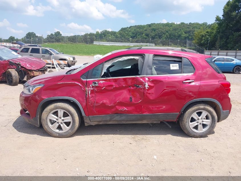 2019 Chevrolet Trax Lt VIN: 3GNCJLSB2KL393989 Lot: 40077099