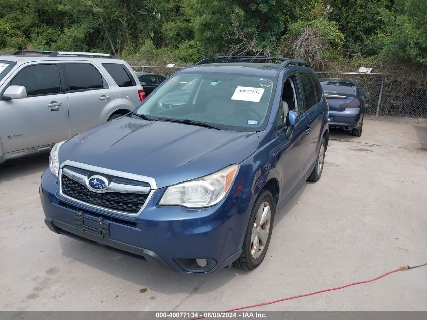 2014 Subaru Forester 2.5I Limited VIN: JF2SJAHC6EH502063 Lot: 40077134