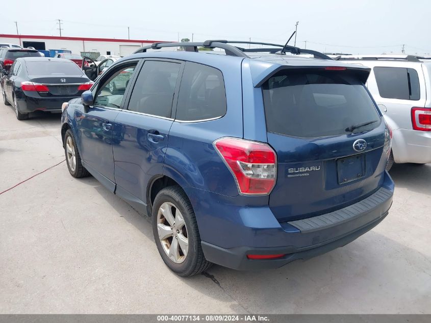 2014 Subaru Forester 2.5I Limited VIN: JF2SJAHC6EH502063 Lot: 40077134