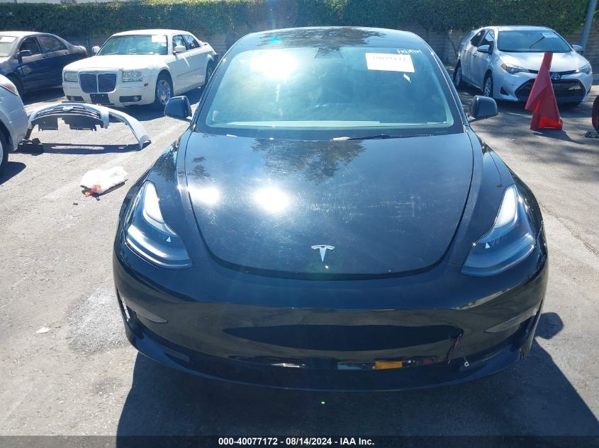 2023 Tesla Model 3 Rear-Wheel Drive VIN: 5YJ3E1EAXPF574526 Lot: 40077172