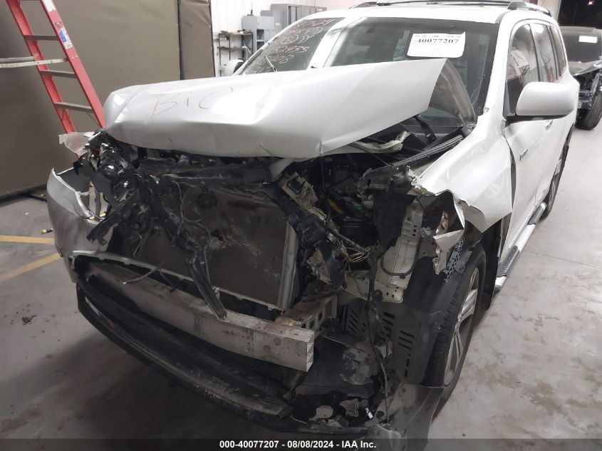 2012 Toyota Highlander Limited V6 VIN: 5TDDK3EH0CS132933 Lot: 40077207