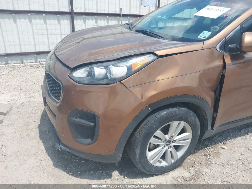 2017 Kia Sportage Lx VIN: KNDPM3ACXH7239605 Lot: 40077233