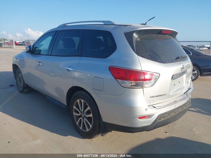 2015 Nissan Pathfinder Sv VIN: 5N1AR2MN8FC660608 Lot: 40077236