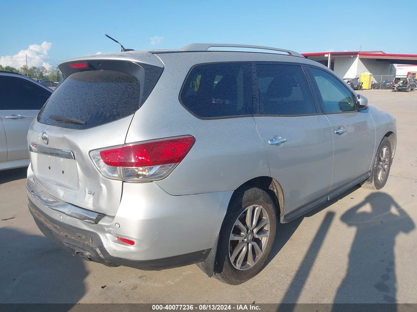2015 Nissan Pathfinder Sv VIN: 5N1AR2MN8FC660608 Lot: 40077236
