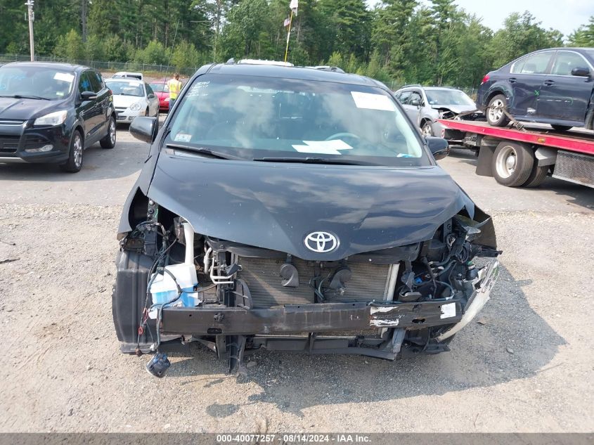 2014 Toyota Sienna Xle V6 8 Passenger VIN: 5TDYK3DC3ES476170 Lot: 40077257