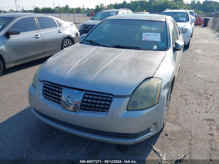 2006 Nissan Maxima 3.5 Se VIN: 1N4BA41E76C820516 Lot: 40077271