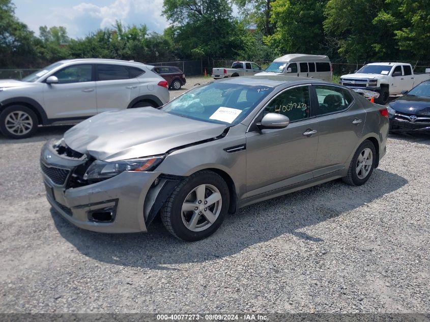 2014 Kia Optima Lx VIN: 5XXGM4A78EG325846 Lot: 40077273