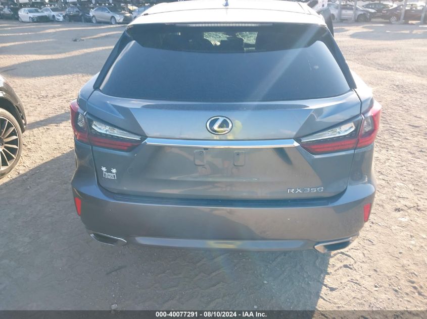 2017 Lexus Rx 350 VIN: 2T2ZZMCA7HC040324 Lot: 40077291