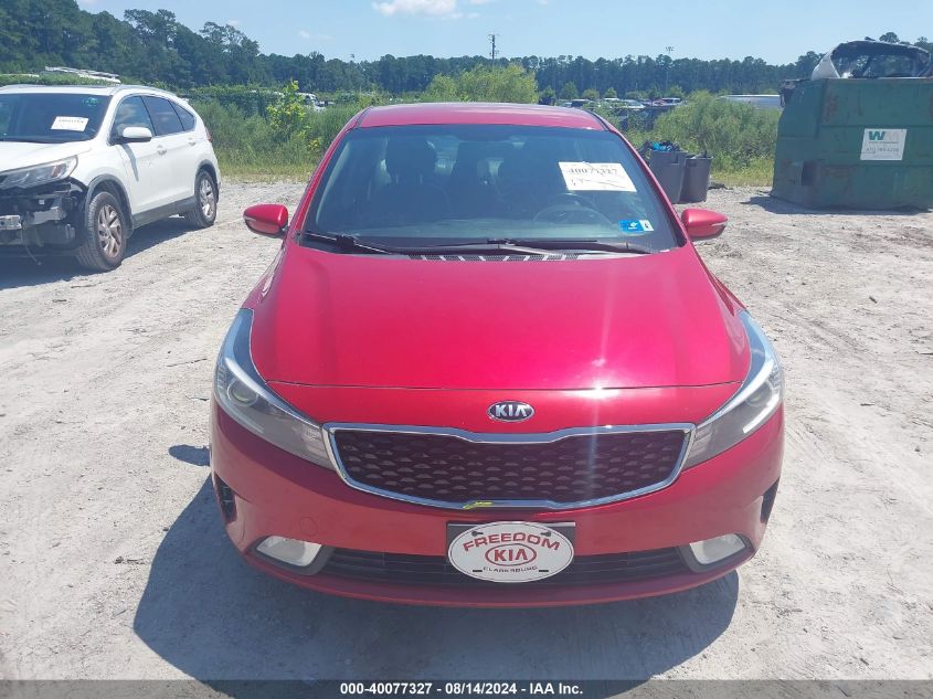 2017 Kia Forte Ex VIN: 3KPFL4A8XHE124633 Lot: 40077327