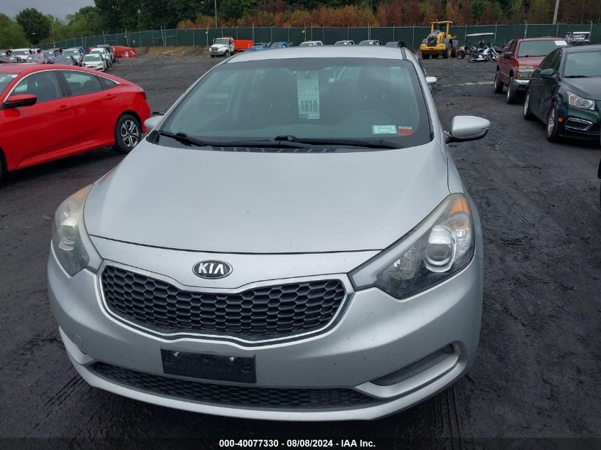 2016 Kia Forte Lx VIN: KNAFK4A61G5569805 Lot: 40077330