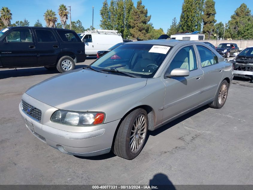 2004 Volvo S60 2.5T VIN: YV1RS59V742350274 Lot: 40077331