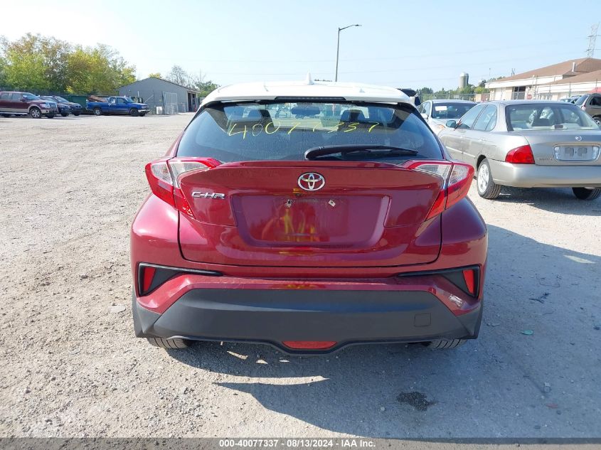 2018 Toyota C-Hr Xle/Xle Premium VIN: NMTKHMBX8JR030699 Lot: 40077337