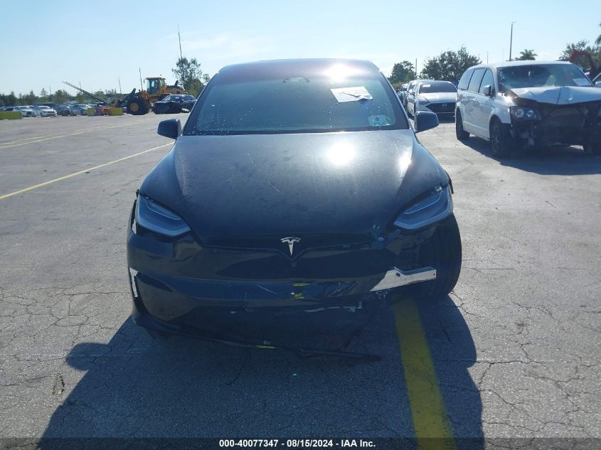 2023 Tesla Model X Dual Motor All-Wheel Drive/Standard Range VIN: 7SAXCAE57PF397818 Lot: 40077347