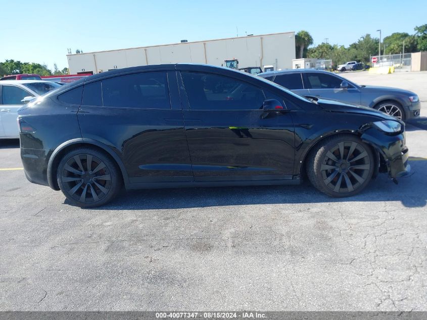 2023 Tesla Model X Dual Motor All-Wheel Drive/Standard Range VIN: 7SAXCAE57PF397818 Lot: 40077347