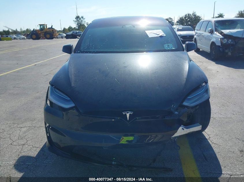 2023 Tesla Model X Dual Motor All-Wheel Drive/Standard Range VIN: 7SAXCAE57PF397818 Lot: 40077347