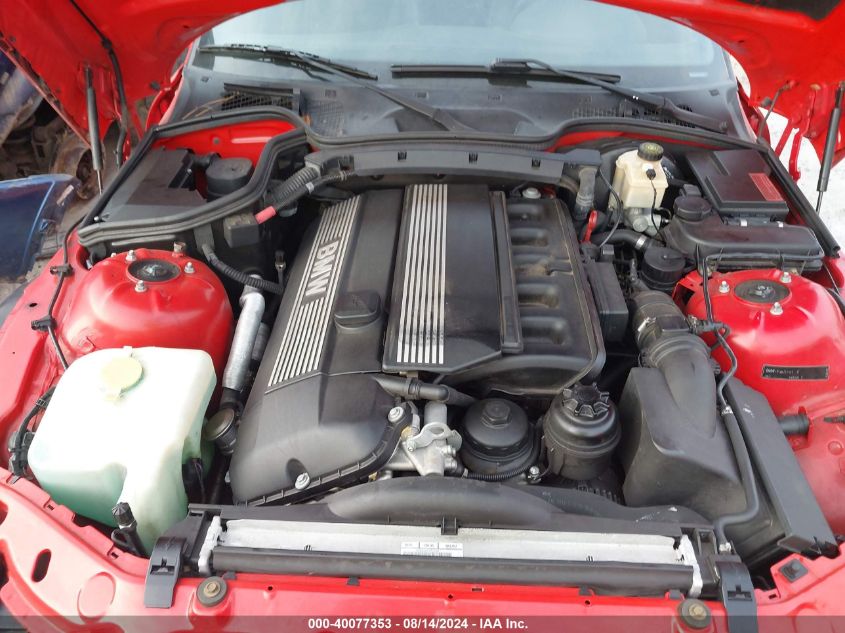 2000 BMW Z3 2.3 VIN: WBACH9347YLF89387 Lot: 40077353