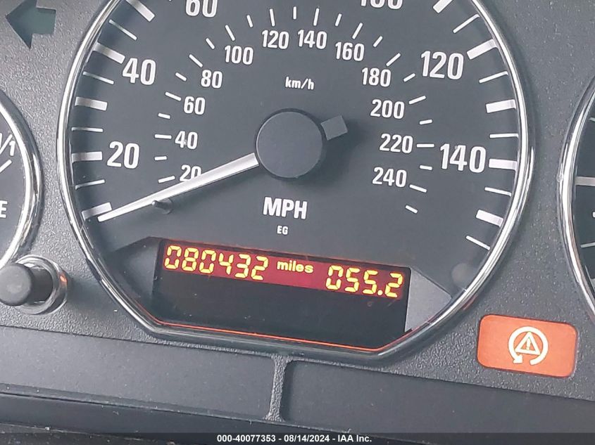 2000 BMW Z3 2.3 VIN: WBACH9347YLF89387 Lot: 40077353