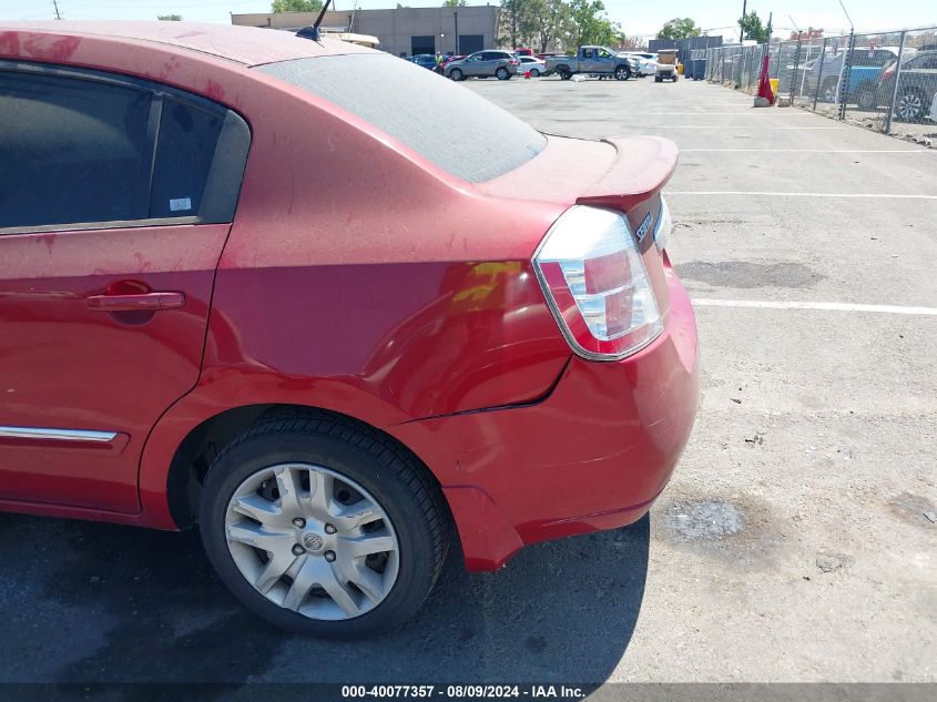 2012 Nissan Sentra 2.0 S VIN: 3N1AB6AP6CL690277 Lot: 40077357