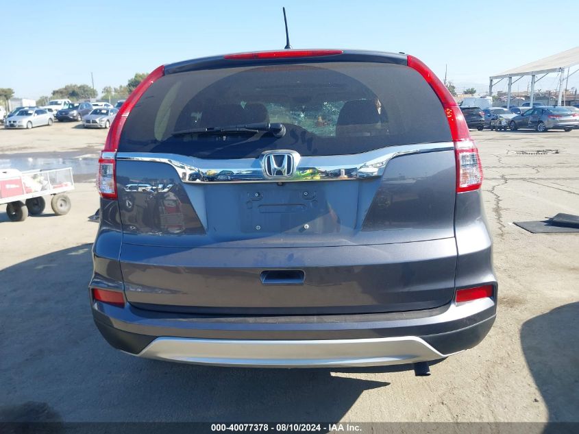 2016 Honda Cr-V Ex VIN: 3CZRM3H5XGG712884 Lot: 40077378