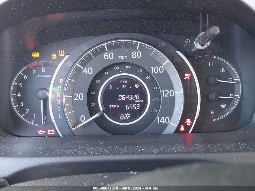 2016 Honda Cr-V Ex VIN: 3CZRM3H5XGG712884 Lot: 40077378