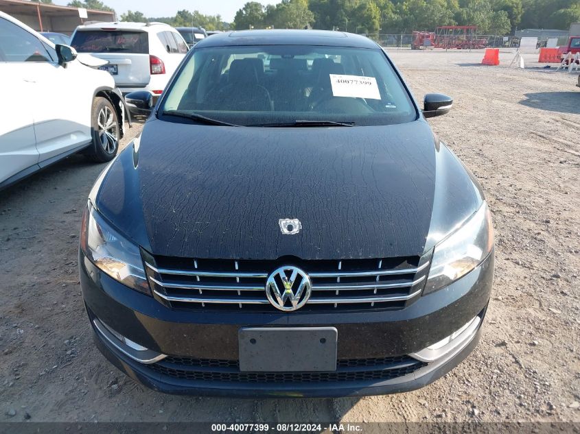 2013 Volkswagen Passat 2.0L Tdi Sel Premium VIN: 1VWCN7A36DC066697 Lot: 40077399