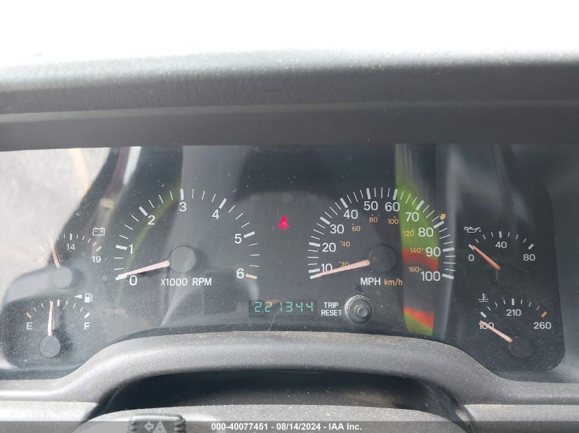 2001 Jeep Cherokee Sport VIN: 1J4FF48S61L596067 Lot: 40077451