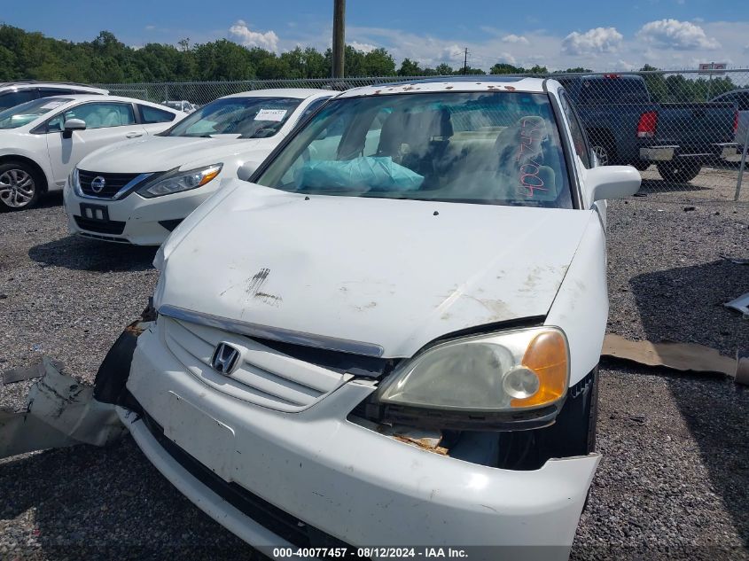 2003 Honda Civic Ex VIN: 2HGES26763H542916 Lot: 40077457