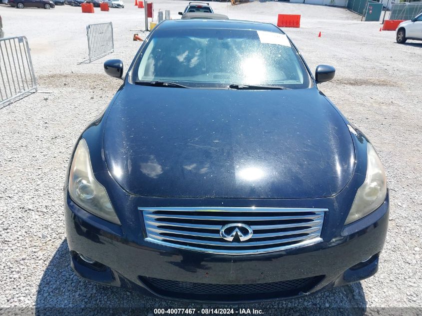 2011 Infiniti G37 VIN: JN1CV6EL6BM262351 Lot: 40077467